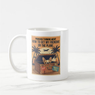 Min fransmanna kommer med mig Rolig resa fransk Kaffemugg