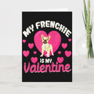 Min fransyska är min valentin Alla hjärtans dag fr Kort