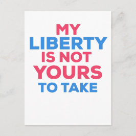 Min frihet är inte din att ta vykort