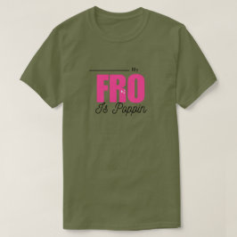 "Min FRO exploderar" Skräddarsydd Afro Hår Kärlek T Shirt