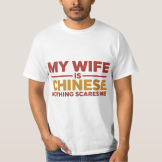 Min fru2 Söt Rolig T-Shirt Present Till Honom Henn