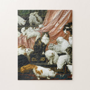 Min fru Älskare av Carl Kahler Cat Pussel