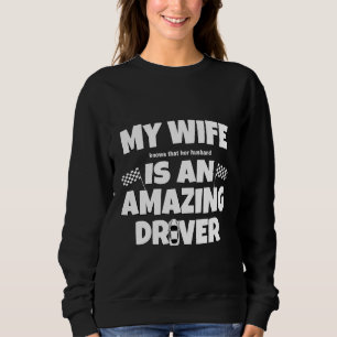 Min fru är en Fantastisk Driver Slogan-fru T Shirt