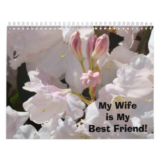 Min fru är min bästa vän! Kalender Blommor