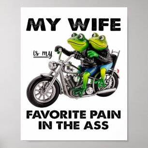 Min fru är min favorit smärta i grodan poster