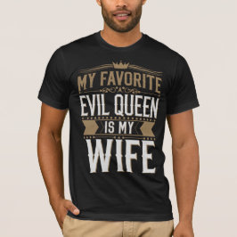 Min fru är min favoritonda drottning - gotisk roma t shirt