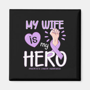 Min fru är min Hero-pankreascancermedvetenhet. Magnet