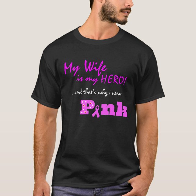 Min FRU är min hjälte, det är därför jag ha på sig Tee Shirt (Framsida)