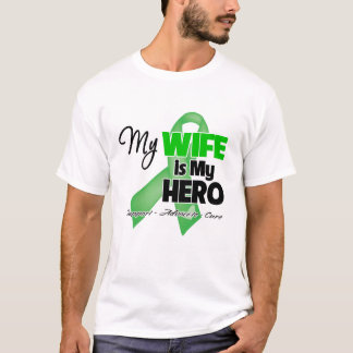 Min fru är min hjälte - njurecancer t shirt