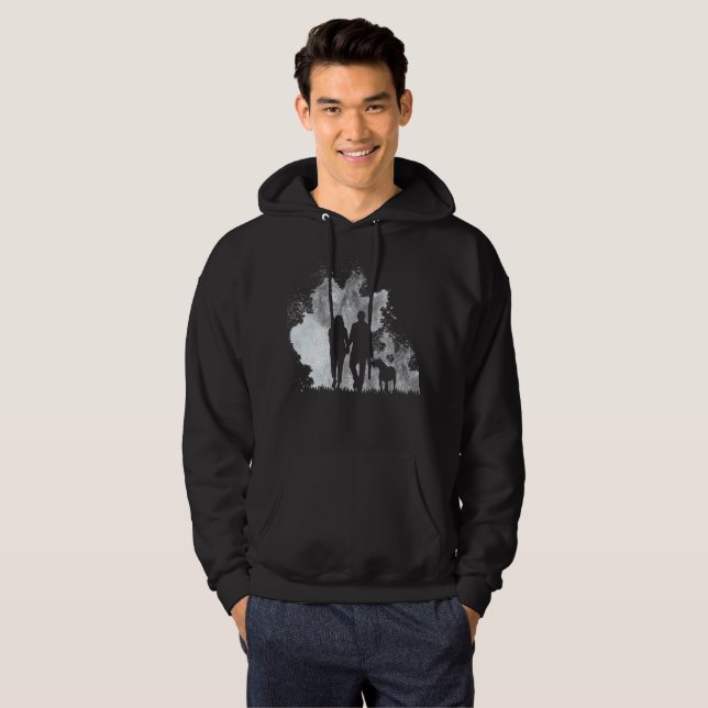 Min fru är min valentin 2021 hoodie (Hel framsida)