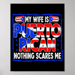 Min fru är puertoricansk Inget Es Me Roligt Puerto Poster