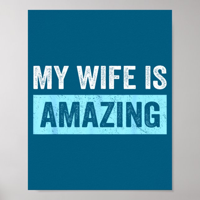 Min fru fantastisk fru rolig man gift man sar poster (Framsidan)