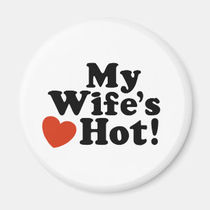 Min fru Hett Magnet