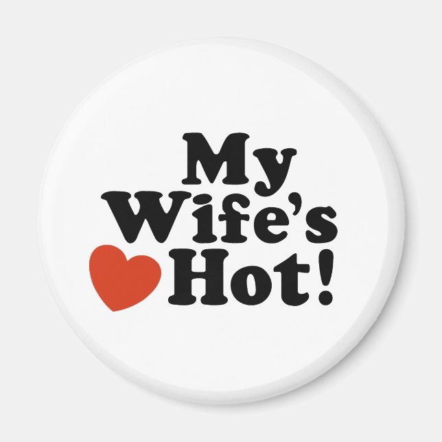 Min fru Hett Magnet (Framsidan)