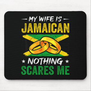 Min fru jamaicanska ingenting skrämmer mig rolig j musmatta