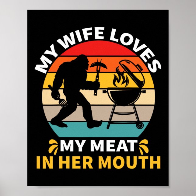 Min fru Kärlek mitt Kött i hennes muskelstam Poster (Framsidan)