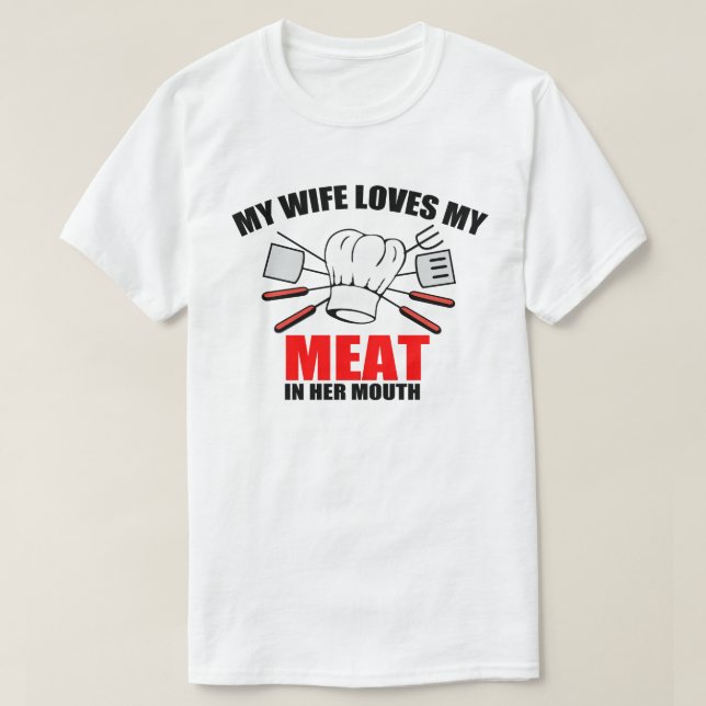 Min fru kärlek mitt kött. tröja (Design framsida)