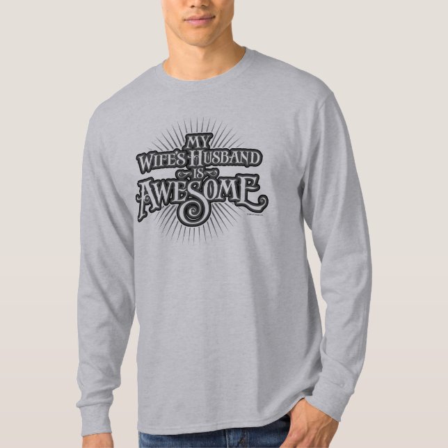 Min fru Make är Fantastisk T-shirt (Framsida)