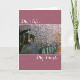 Min fru min vän - Alla hjärtans dag Helgkort