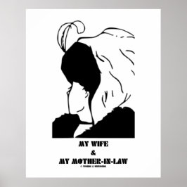 Min fru och min Mor-in-law (optisk bild) Poster