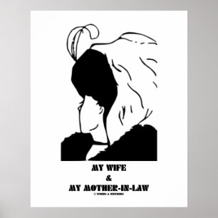 Min fru och min Mor-in-law (optisk bild) Poster