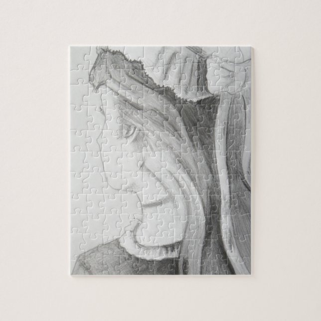 Min fru och min svärmor pussel (Vertikal)