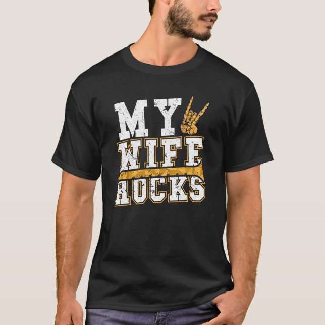 Min fru Sten Fluting & Flute T Shirt (Framsida)