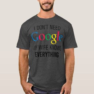 Min fru vet allt Rolig pappa till brudgum19 T Shirt