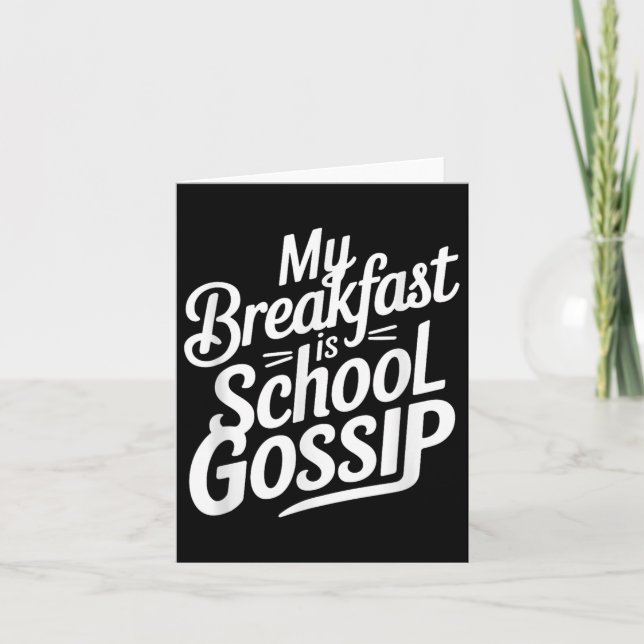 Min frukost är skolgrupp kort (Framsida)
