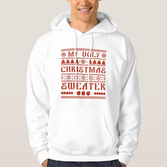 Min Fula Jultröja Hoodie (Framsida)