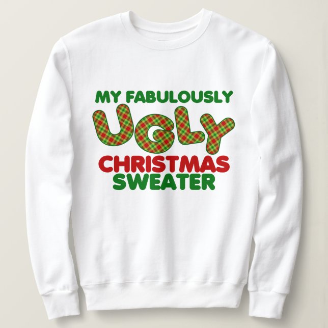 Min fula jultröja t shirt (Design framsida)
