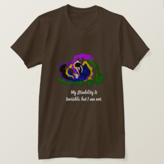 Min funktionsnedsättning är osynlig men jag är int t shirt
