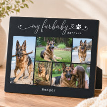 Min Furbaby För Evigt Svart Husdjur Fem Foto Minne