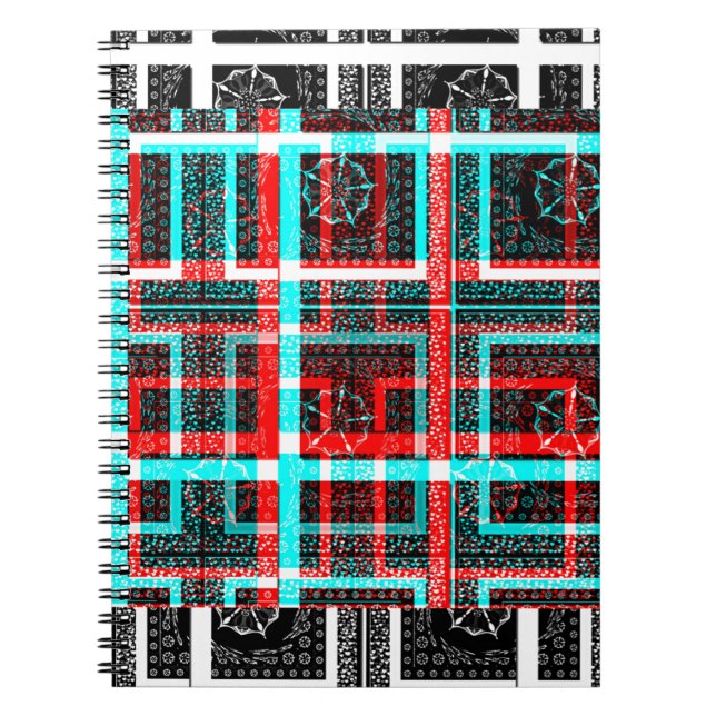 Min fyrkantsmaze-design anteckningsbok (Framsidan)
