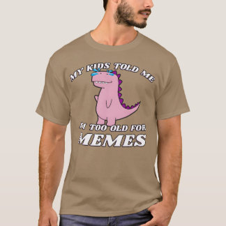 Min gamla jag Imoo gammal för memes 80-tals kille T Shirt