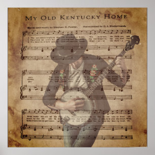 MIN GAMLA KENTUCKY HEM* POSTER