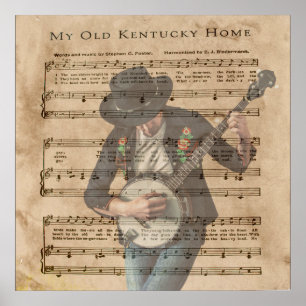 MIN GAMLA KENTUCKY HEM* POSTER
