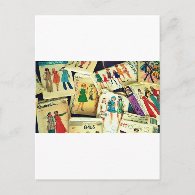 min gamla syning mönster vykort (Framsida)