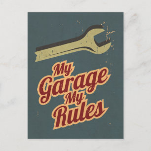 Min Garage My Regler Vykort