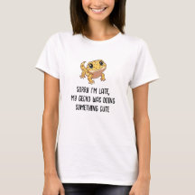Min gecko gjorde något sött T-Shirt