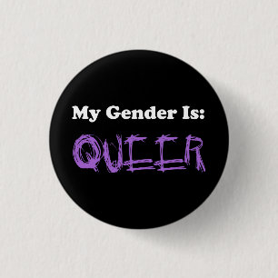 Min gender är: Bög Knapp