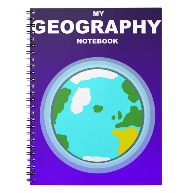 Min geografiska anteckningsbok Globe Journal (Framsidan)