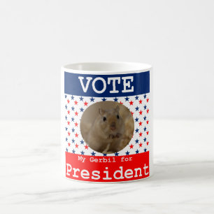 Min Gerbil för president Mugg