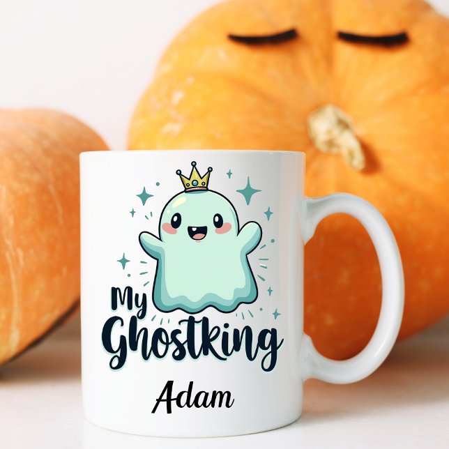 Min Ghostking Kawaii Halloween Mugg för Boykompis (Skapare uppladdad)