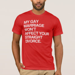 MIN GIFTERMÅL PÅVERKAR INTE DIN DIVORCE T SHIRT