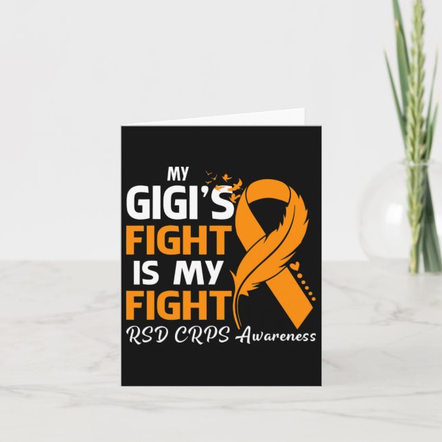 Min gigis kamp är min fejd Crps Awareness Fea Kort (Framsida)