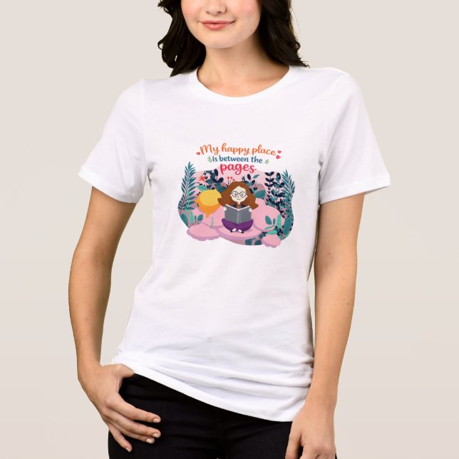 MIN GLADA PLATS ÄR MELLAN SIDORNA T SHIRT (Framsida)