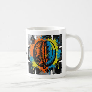 Min Glädje Kaffe Mugg – Konstnärlig Graffiti Kaffe