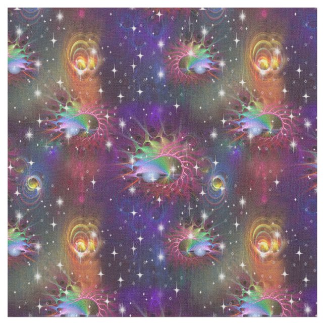 Min glamorösa Funky Disco Mönster Tyg (Närbild)