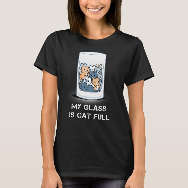 MIN GLAS ÄR CAT-FULLT T SHIRT (Framsida)